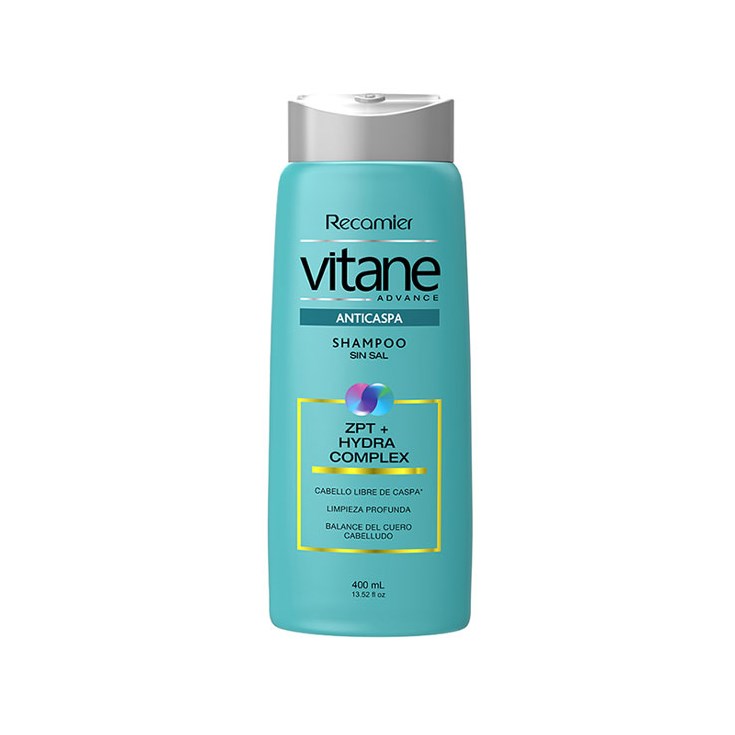 Shampoo Anticaspa Mujer Vitane 400Ml