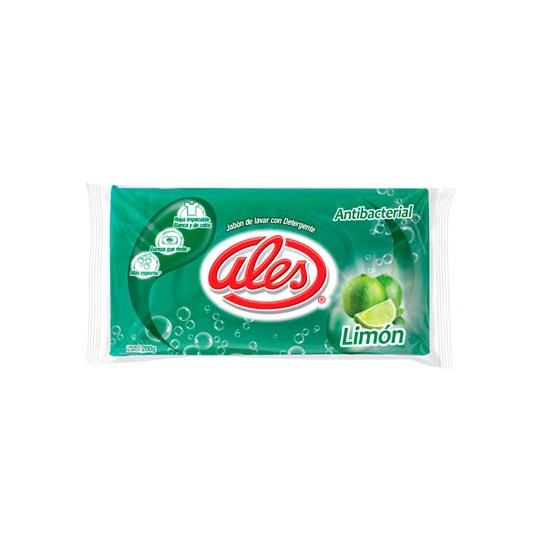 Jabón Para Ropa Limón Con Detergente Ales 200