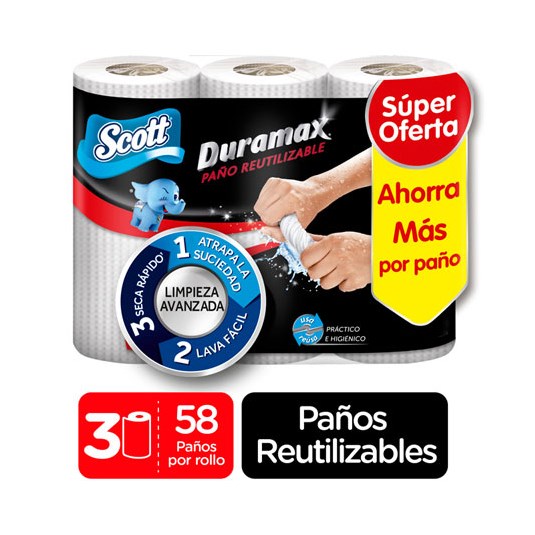 Scott papel higienico dh cuidado completo x 12 unidades — Amarket