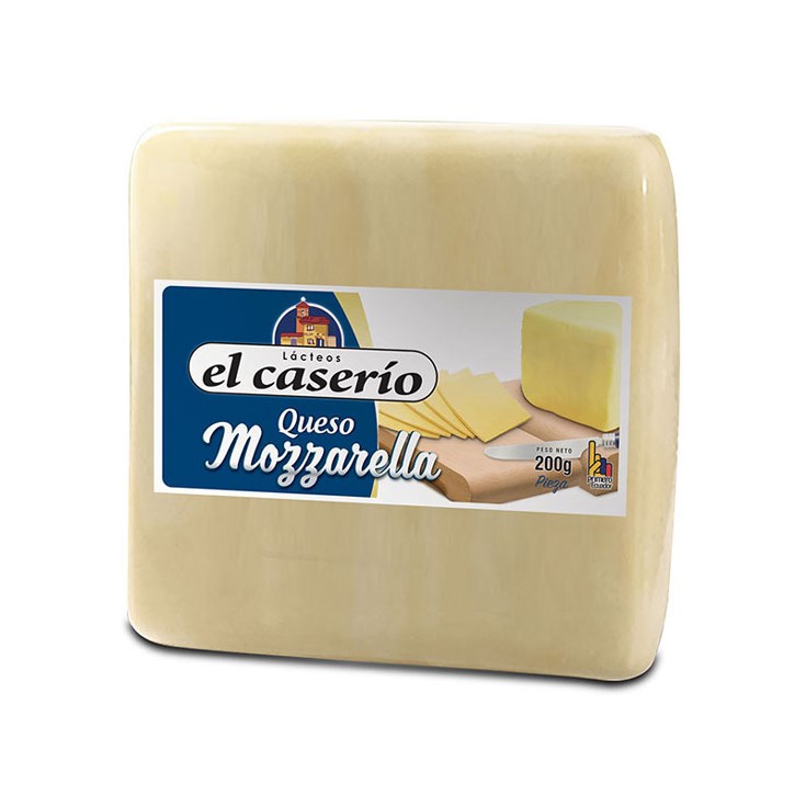 Queso Rebanado Mozarella El Caserío 200 Gr