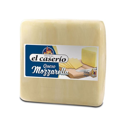 Queso Rebanado Mozarella El Caserío 200 Gr