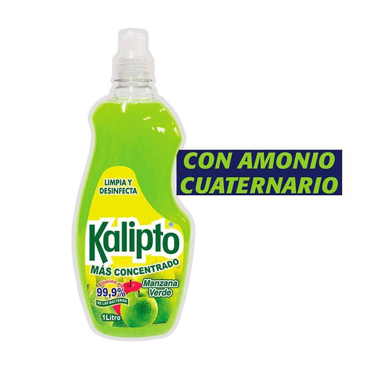 Desinfectante Manzana Verde Kalipto 1 Lt