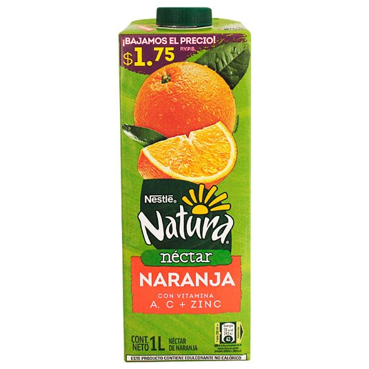 Néctar Naranja Natura 1 Lt
