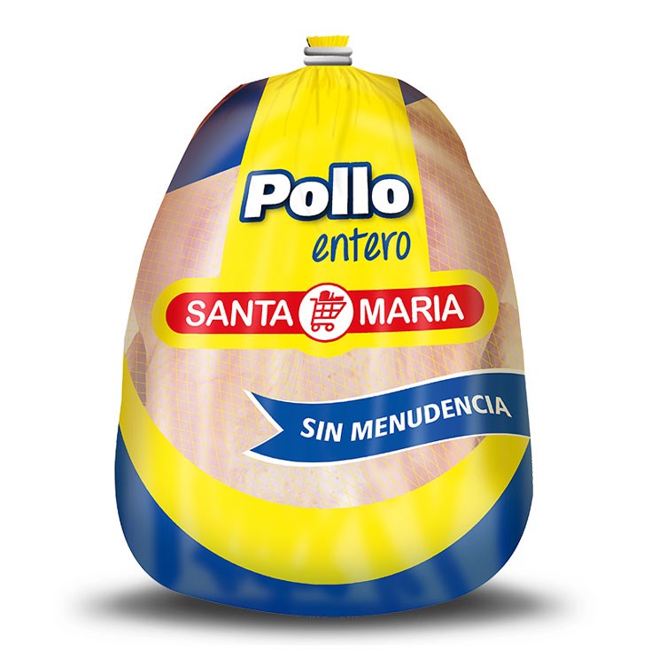 Pollo Entero Sin Menudencia Santamaría Kg