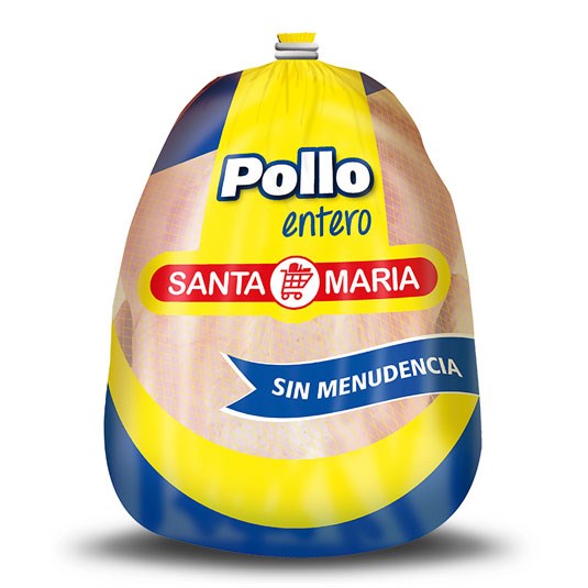 Pollo Entero Sin Menudencia Santamaría Kg