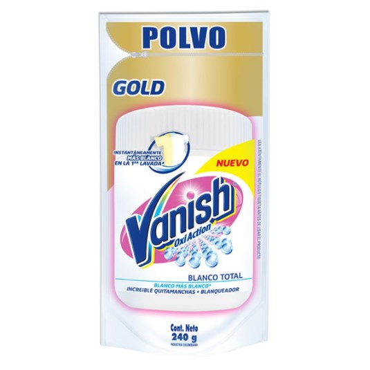 Doypack Quitamanchas En Polvo Blanco Vanish 2