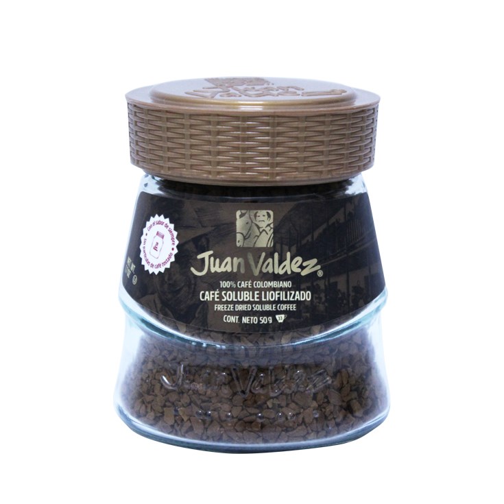 Café Liofilizado Juan Valdez 50 Gr