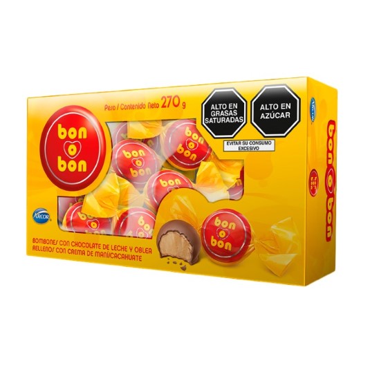 Chocolate Bombon Relleno de Chocolate 270GR