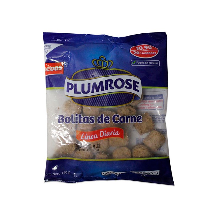 Bolitas De Carne Plumrose 140 Gr