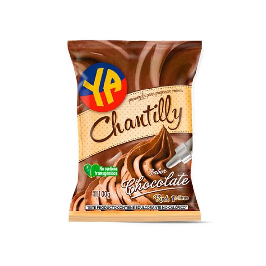 Crema Chantilly Chocolate Ya 100 Gr.