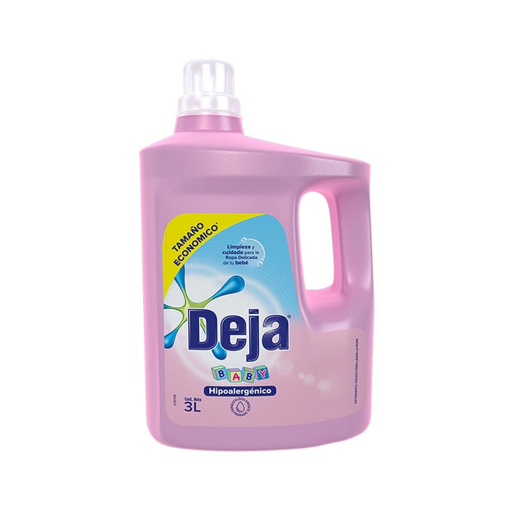 Detergente Líquido Hipoalergénico Deja 3 Lt