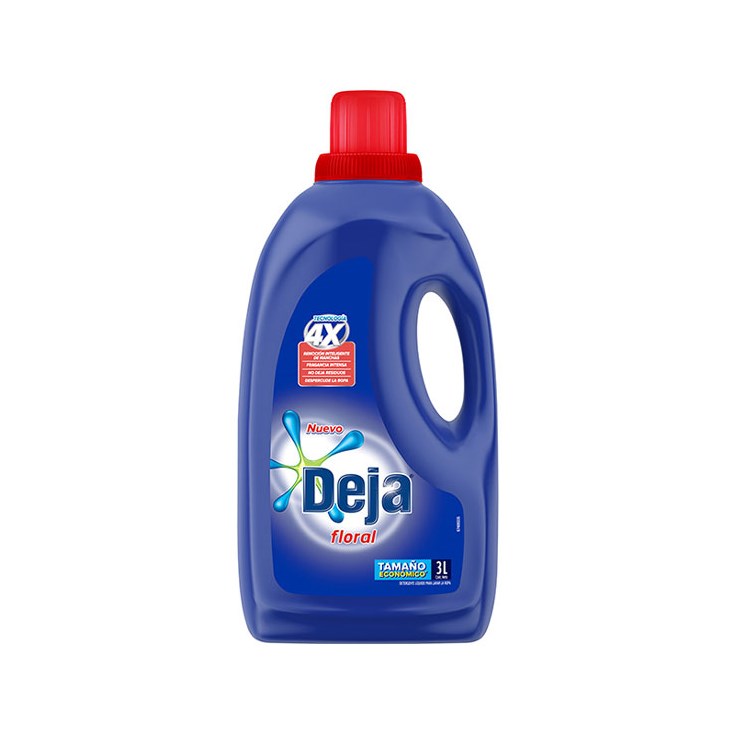 Detergente Líquido Floral Deja 3 Lt