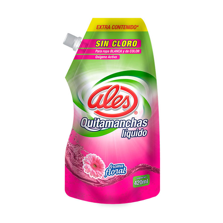 Quitamanchas Líquido Doypack Ales 420 Ml