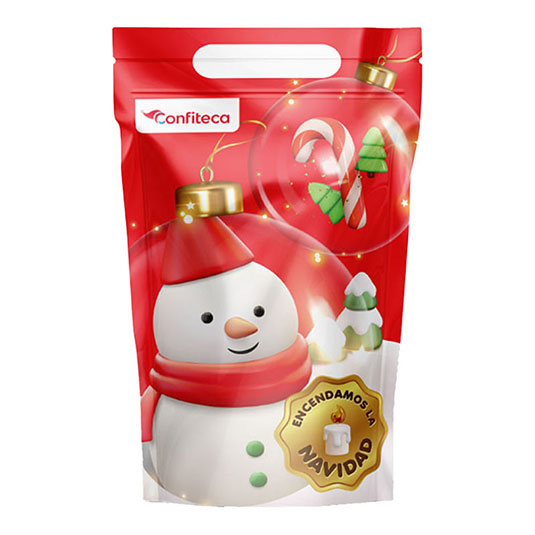 Funda De Caramelo De Navidad Confiteca Roja Angel 117 Gr.