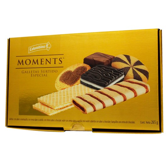 Galleta Surtida Colombina Moments 265 Gr