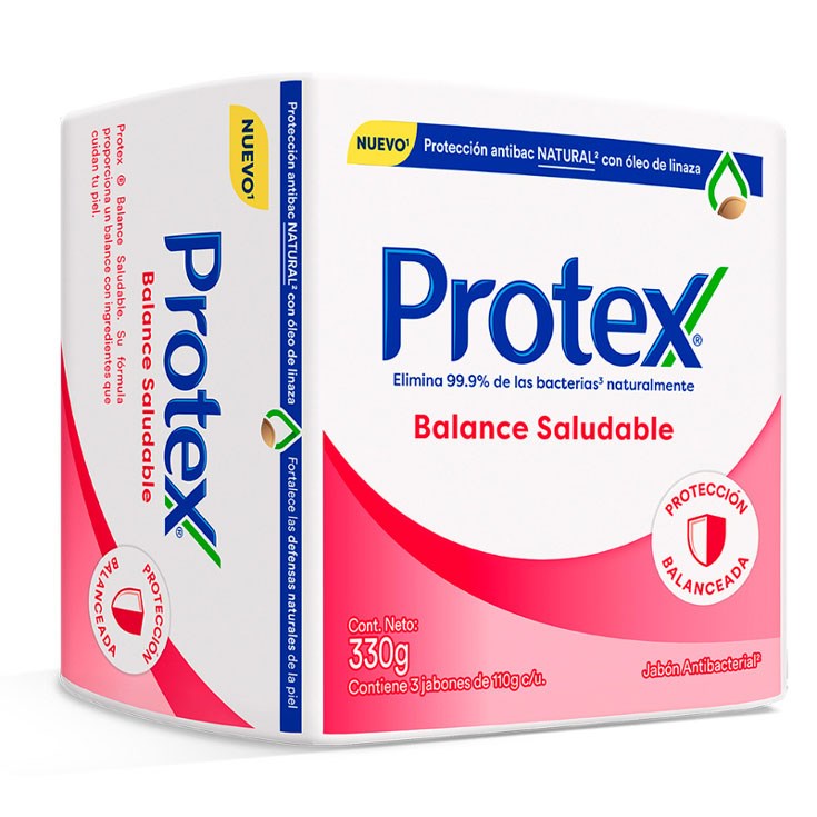 Jabón Tripack Balance Saludable Protex 110 Gr