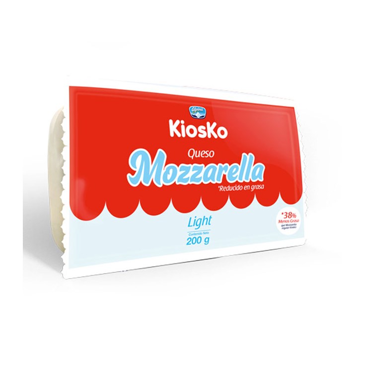Queso Mozarella Light Kiosco 200 Gr.