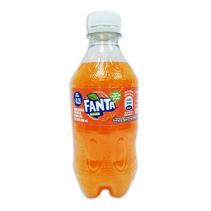 Fanta naranja botella 300 ml. 