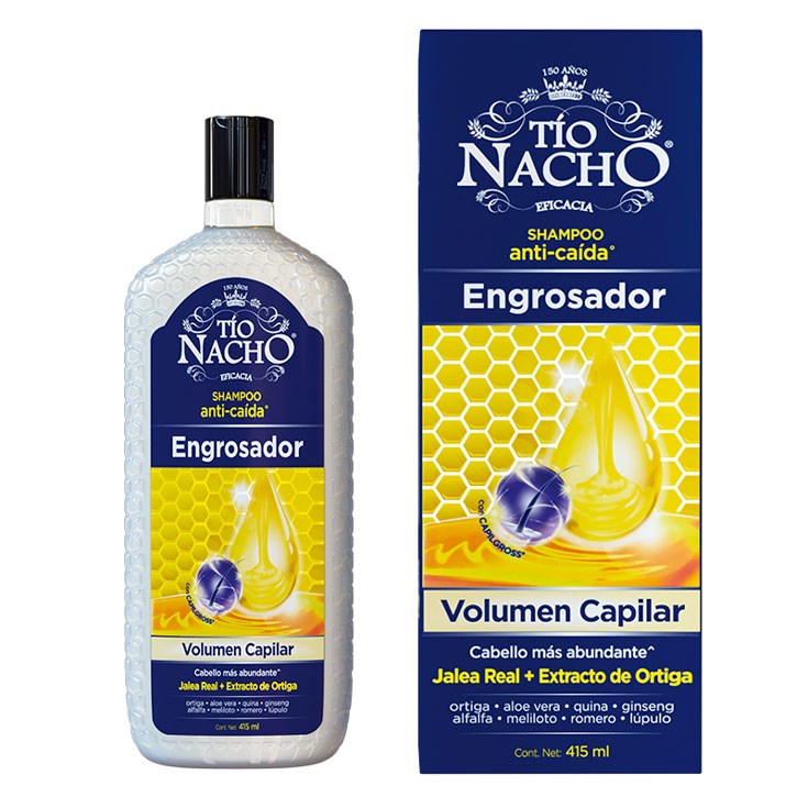 Shampoo Sistema Engrosador Tío Nacho 415 Ml