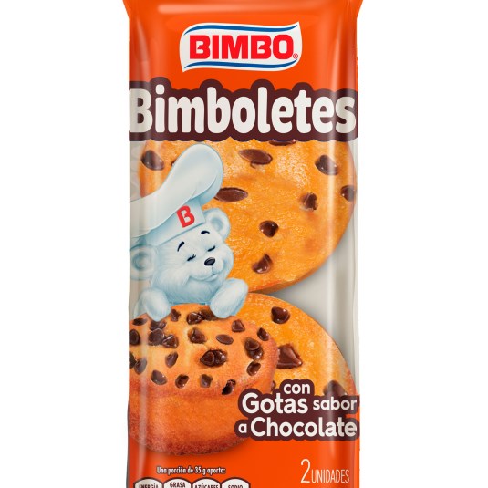 Ponque Gotas Chocolate Bimbo X 2
