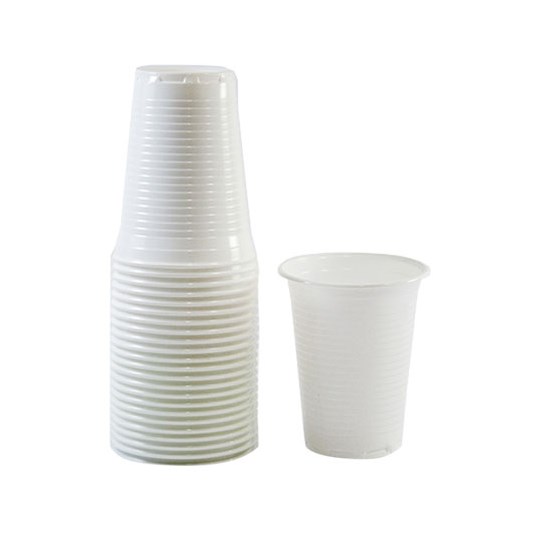 Vaso 10 Oz Blanco Plasti-Util X 25 Uni