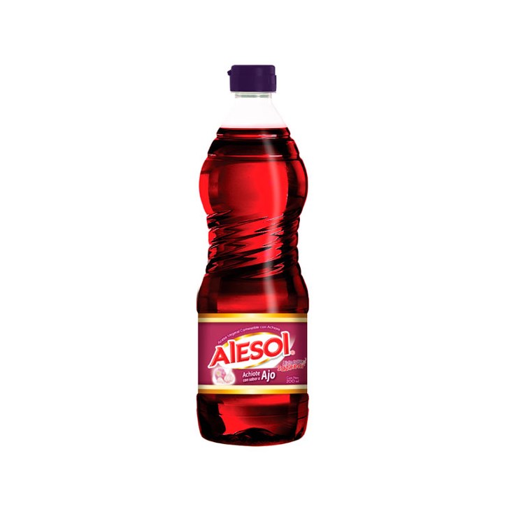 Aceite Con Achiote Ajo Alesol 200 Ml