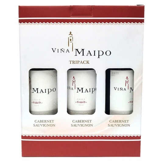 Maipo Varietal Vino Cabernet Sauvignon Tripack