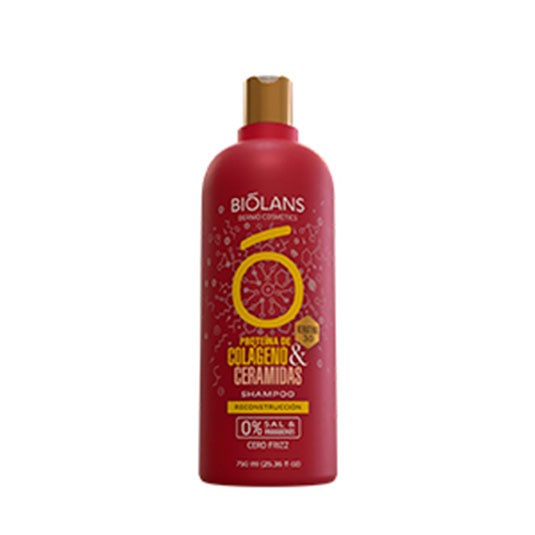 Shampoo Colageno Y Ceramidas Biolans 750 Ml