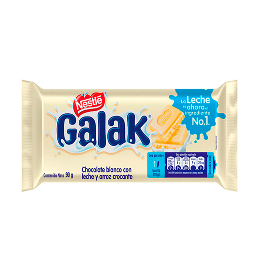 Chocolate Blanco Tableta Galak 90 Gr