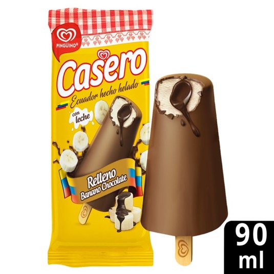 Pinguino Casero Banano Chocolate 90 Ml