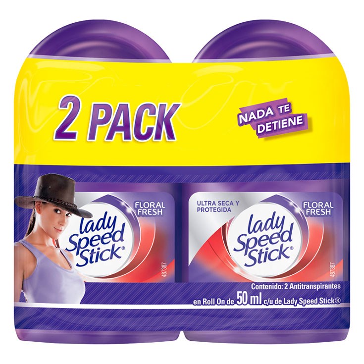 Pack Desodorante Floral Fresh Lady Speed Stick