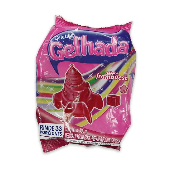 Gelatina Frambuesa Gel´Hada 400 Gr