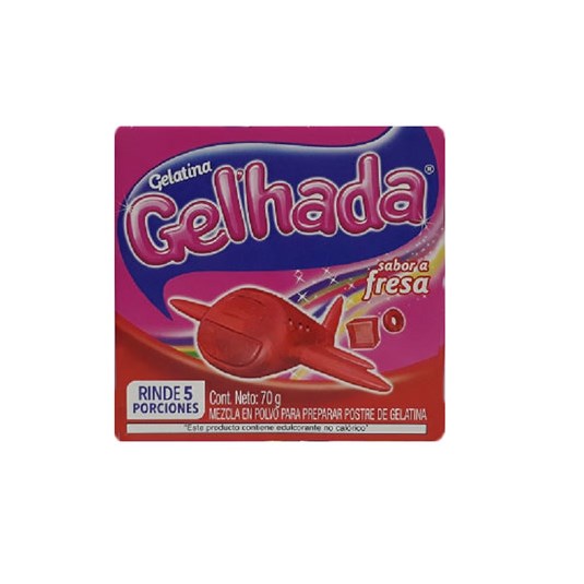 Gelatina Fresa Gel´Hada 70 Gr