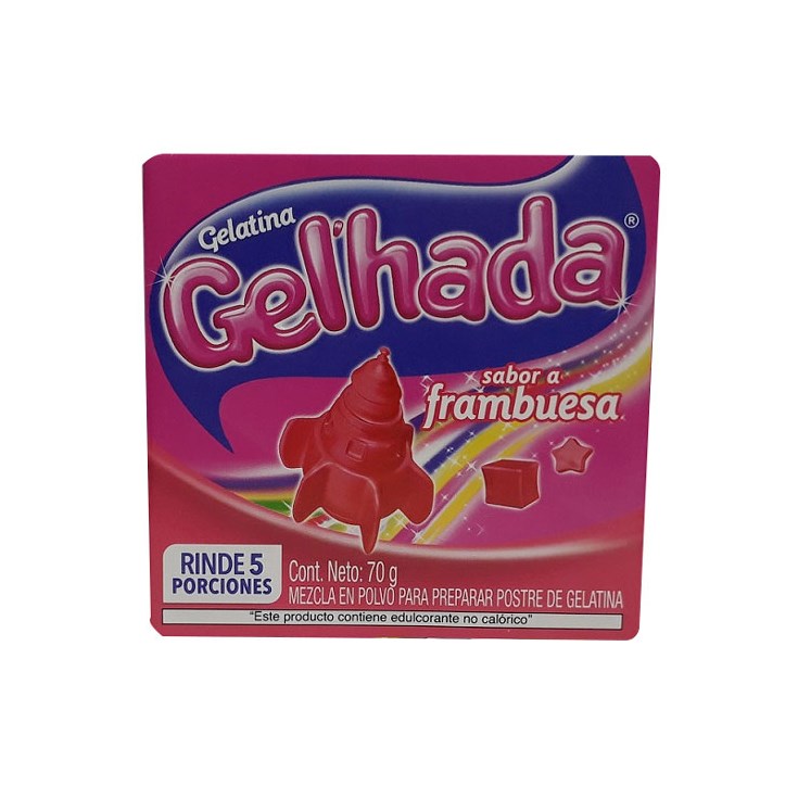 Gelatina Frambuesa Gel´Hada 70 Gr