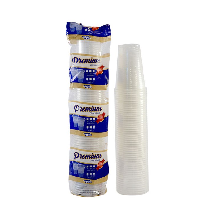 Vaso Transparente Premium 7 Oz