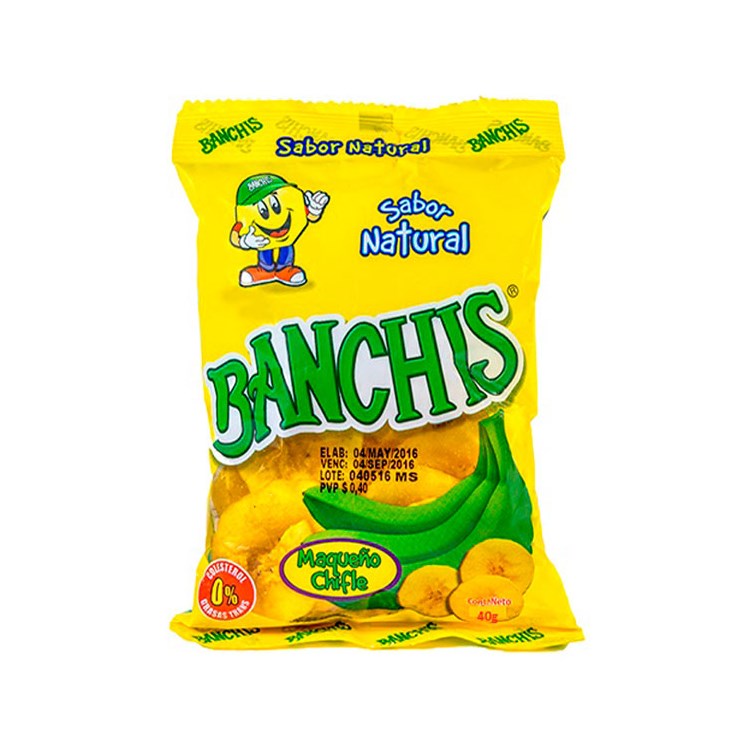 Chifles Sabor Natural Banchis 40 Gr