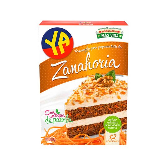 Premezcla Torta Zanahoria Ya 500 G.