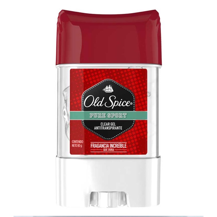 Clear Gel Antitranspirante pure spo Old Spice