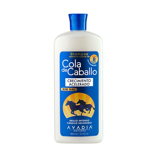 Shampoo Avadía Extracto Natural Cola De Caballo 800 Ml