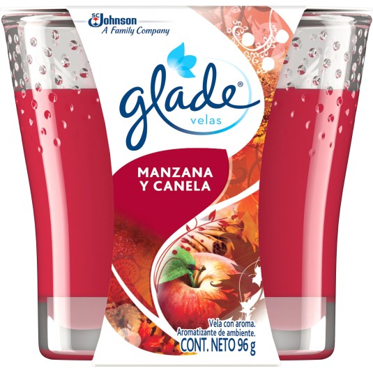Velas manzana canela Glade 96 gr