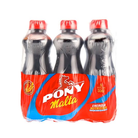 Pack X 6 Pony Malta Bebida Pet 330 Ml C/U