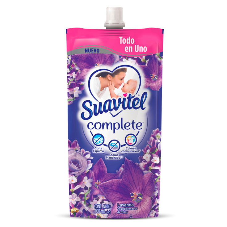 Suavizante Suavitel Complete Doypack Lavanda 400 Ml