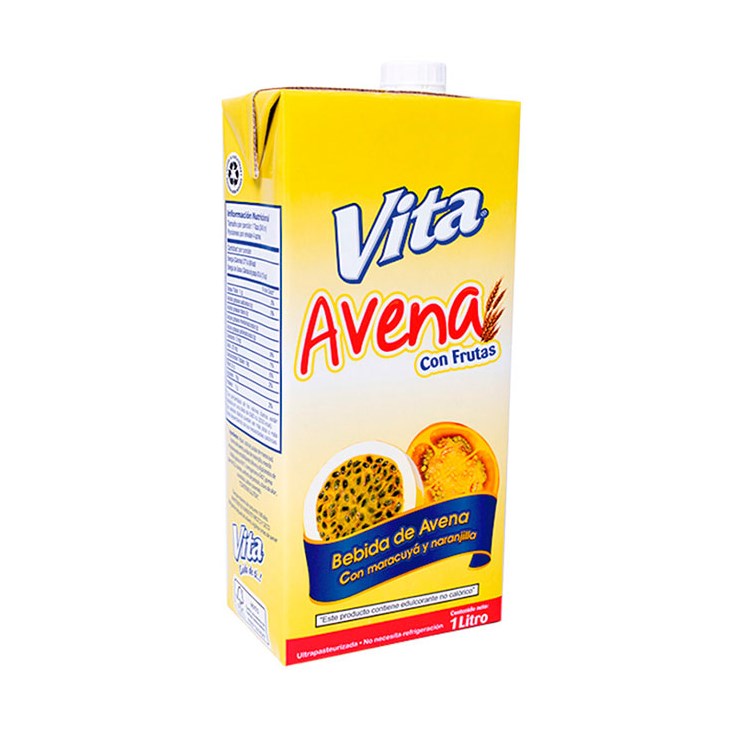 Cartón Avena Vita de Frutas 1 Lt.