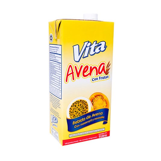 Cartón Avena Vita de Frutas 1 Lt.