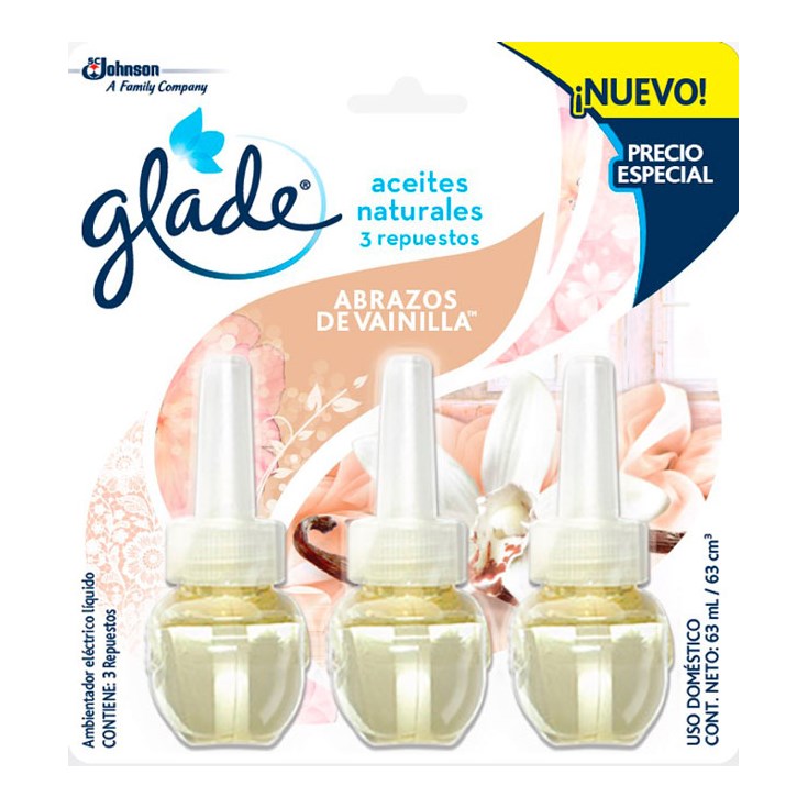 Aceites naturales repuesto x3 Glade