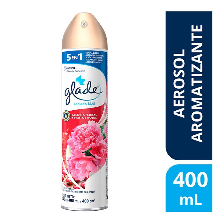 Aerosol Ambiental Glade Alegría Floral 400 Ml.