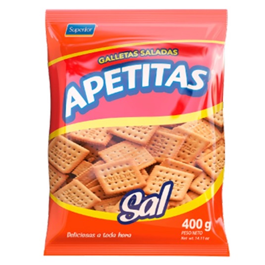 Galleta Sal Apetitas 400 Gr