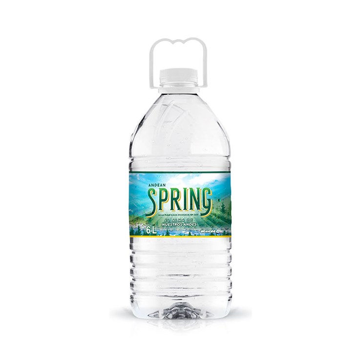 Agua Purificada Andean Spring Sin Gas 6 Lt