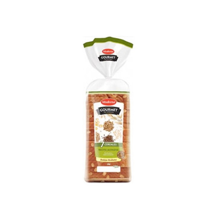 Pan Gourmet Integral 7 Cereales Moderna 520 Gr.