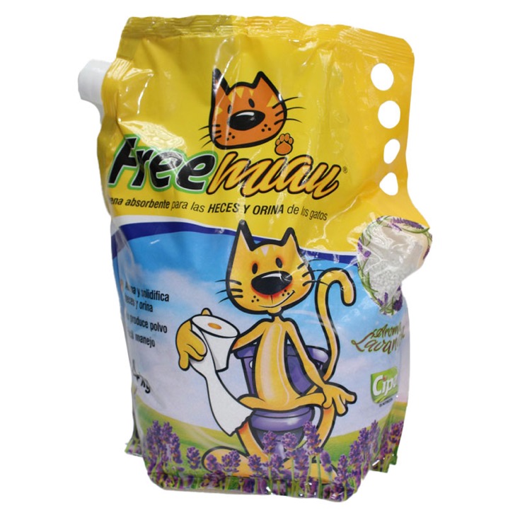 Arena Para Gato Fragancia Lavanda 4 Kilos